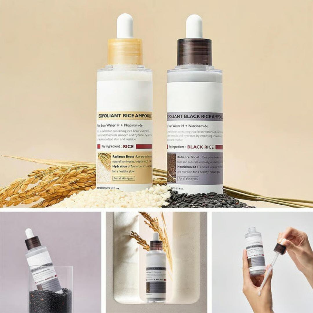 ExfoliatingSerum 1+1 ILMAISEKSI: Helppokäyttöinen Pehmeä Kuorinta-Ampulli Herkälle Iholle