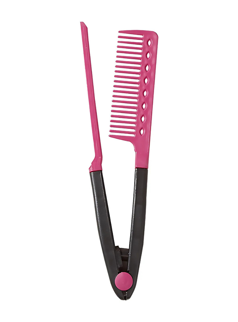 Rose® V-ShapedComb 1+1 ILMAISEKSI: Lämmönkestävä V-Muotoinen Hiuskampa