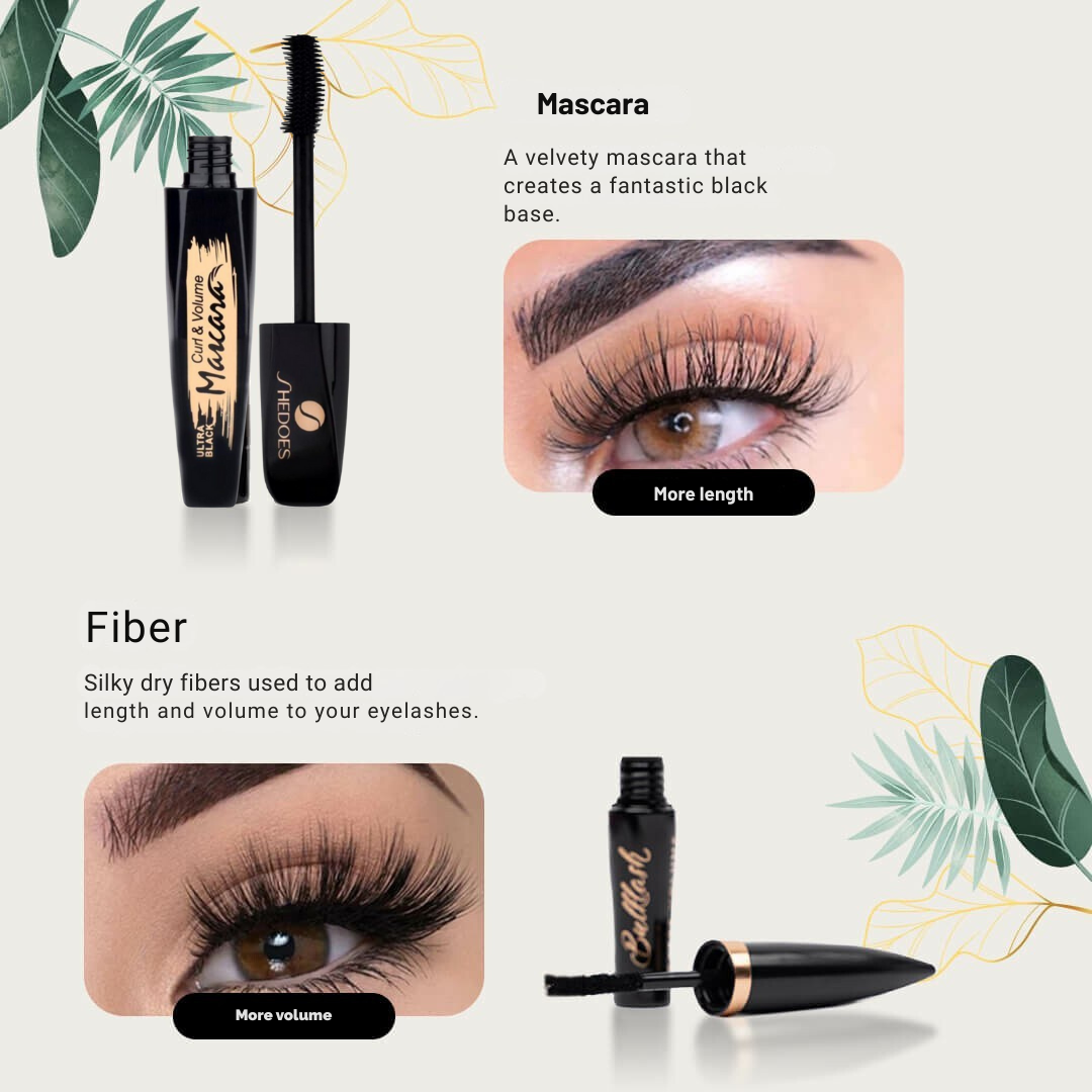 LashMascara 1+2 ILMAISEKSI: Ultra Black Extra Volume Ripsiripsiväri