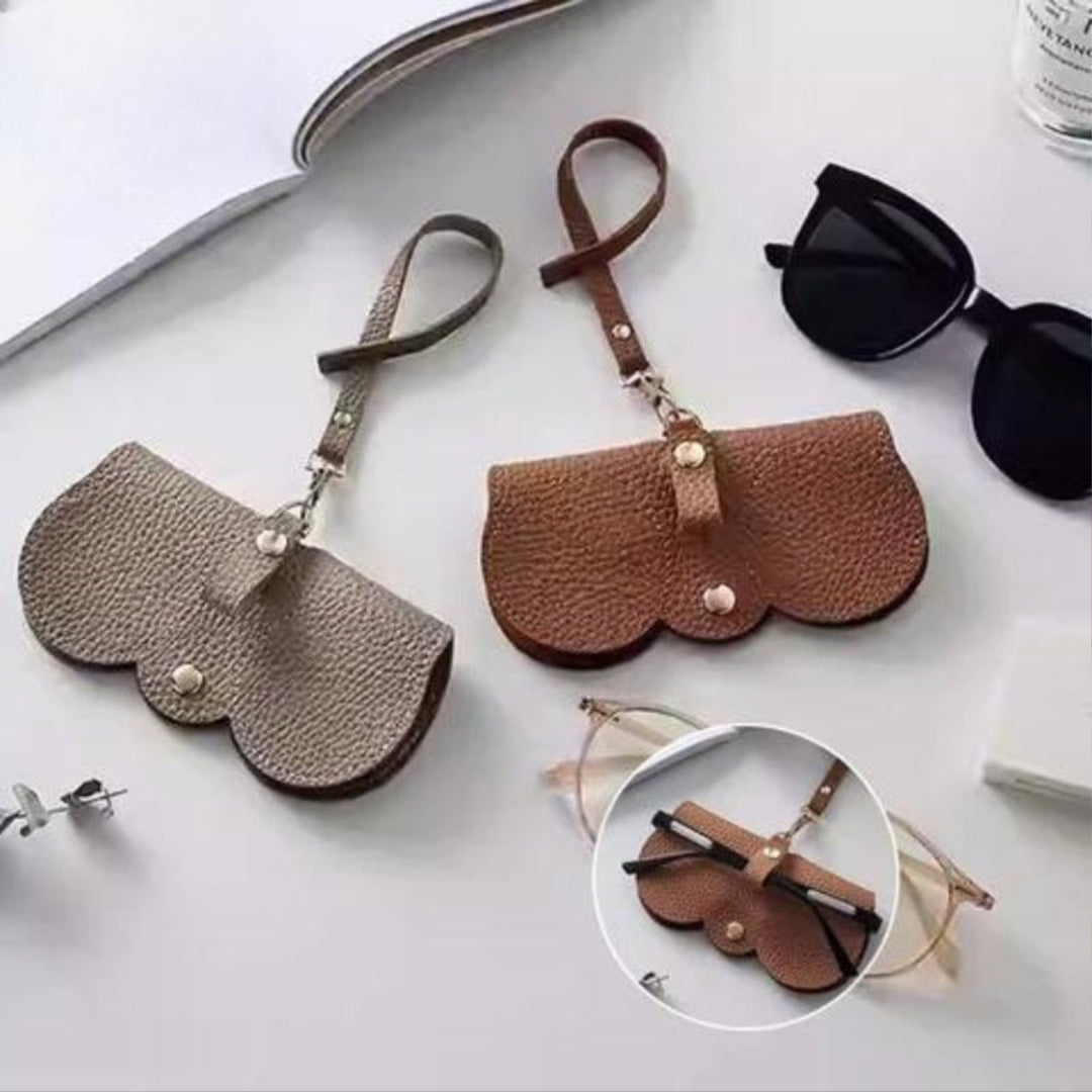Icone™ GlassesCase 1+1 ILMAINEN - Ohut Ja Elegantti Luku Ja Aurinkolasien Suojaavatapaus