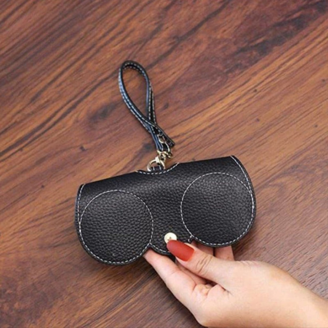 Icone™ GlassesCase 1+1 ILMAINEN - Ohut Ja Elegantti Luku Ja Aurinkolasien Suojaavatapaus