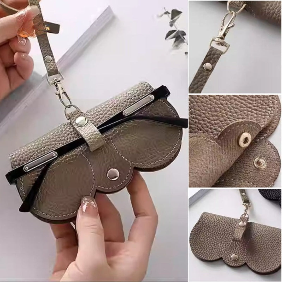 Icone™ GlassesCase 1+1 ILMAINEN - Ohut Ja Elegantti Luku Ja Aurinkolasien Suojaavatapaus