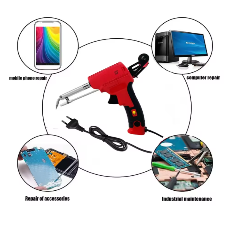 SolderingKit: 80W Ulkoinen Lämmitys Sähköinen Juotos Rauta Pistooli Kit