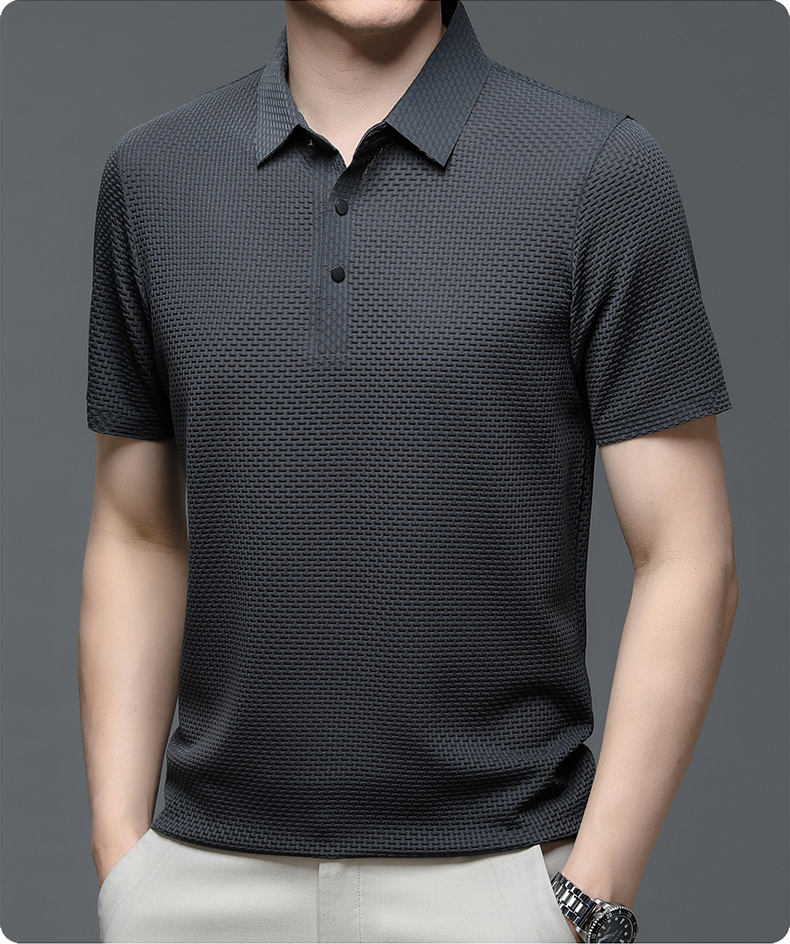 Icone™ BreathableShirt1+1 ILMAINEN: Tyylikäs Hengittävä Miesten Lyhythihainen Paita