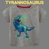 Icone™ DinoShirt: Lasten Pimeässä Hohtava Dinosaurus T-paita