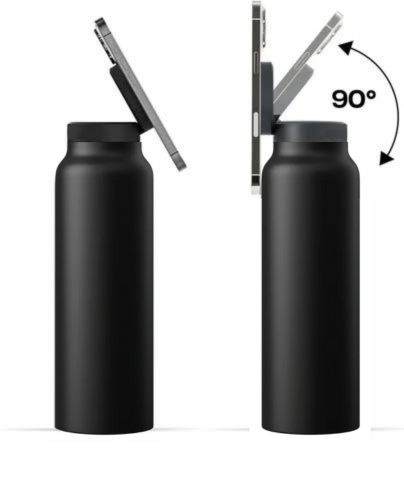 Holder360° MagneticBottle: Magneettinen Vesipullon Puhelinteline