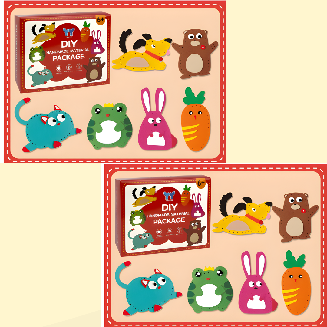 Kletshuts™ SewingCraft 1+1 ILMAINEN: DIY Eläin Ompelu Kit Lapset Luova Käsityö Aseta