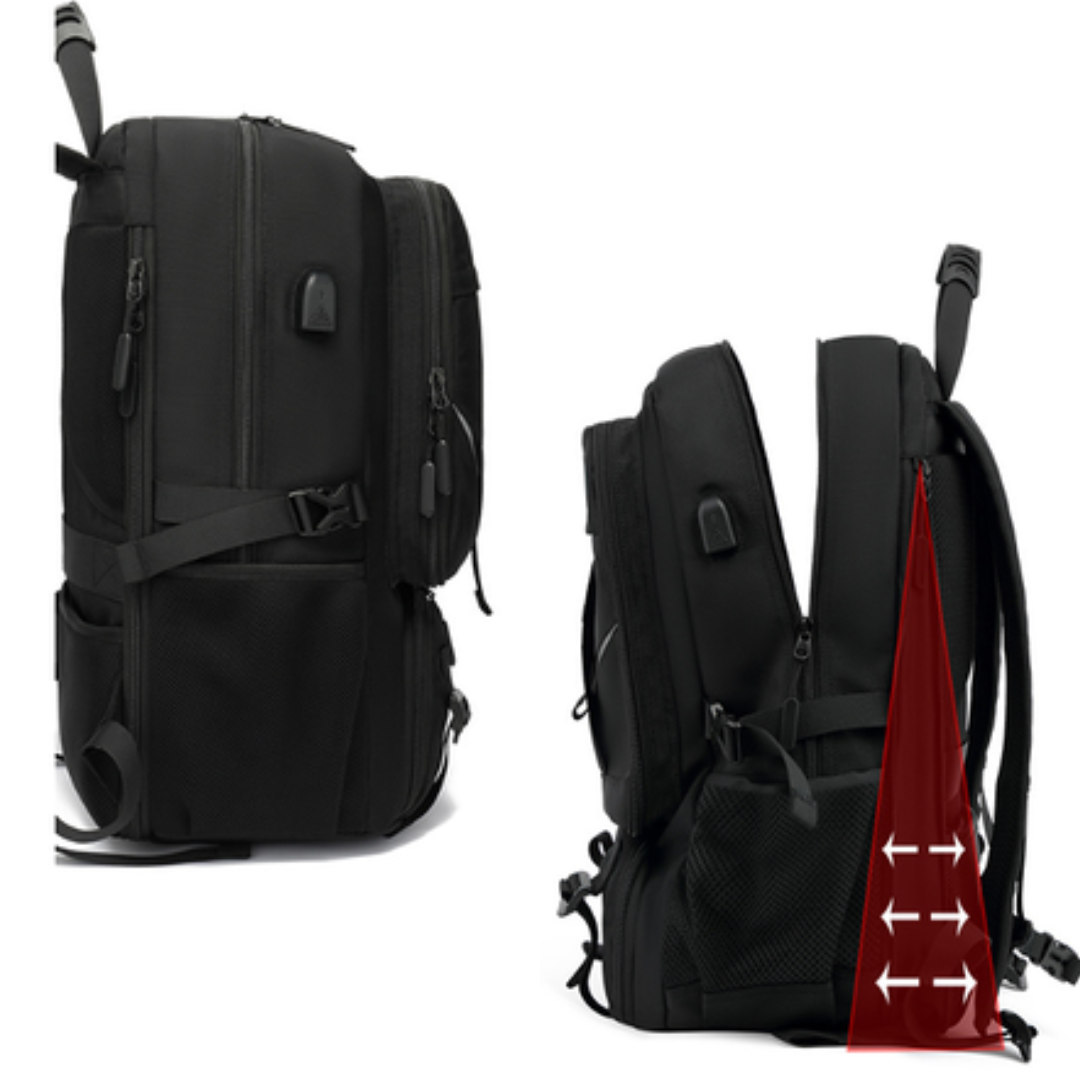 Icone™ Travel Backpack - Suurikapasiteettinen Laajennettava Reppu