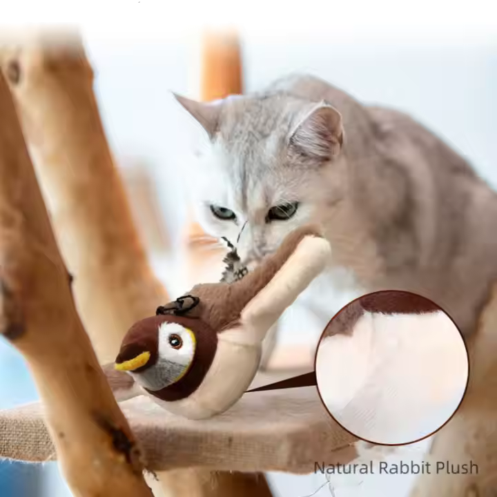 Catfri® FlappyBird: Interaktiivinen Varpuslintulelu Kissoille