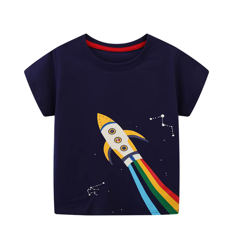 Icone™ DinoShirt: Lasten Pimeässä Hohtava Dinosaurus T-paita