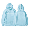 Icone™ DearHoodie: Huppari Kanssa Edessä Ja Takana Viesti Painatus