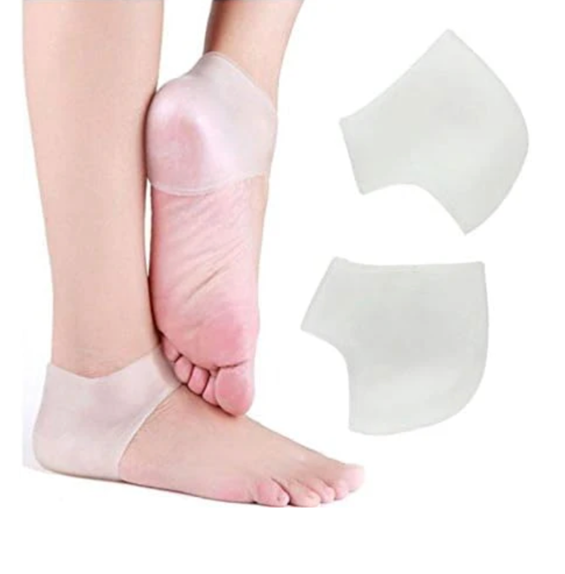 Happy™ HeelProtector 1 + 1 ILMAINEN - Pehmeä Silikoninen Kantapään Suojus
