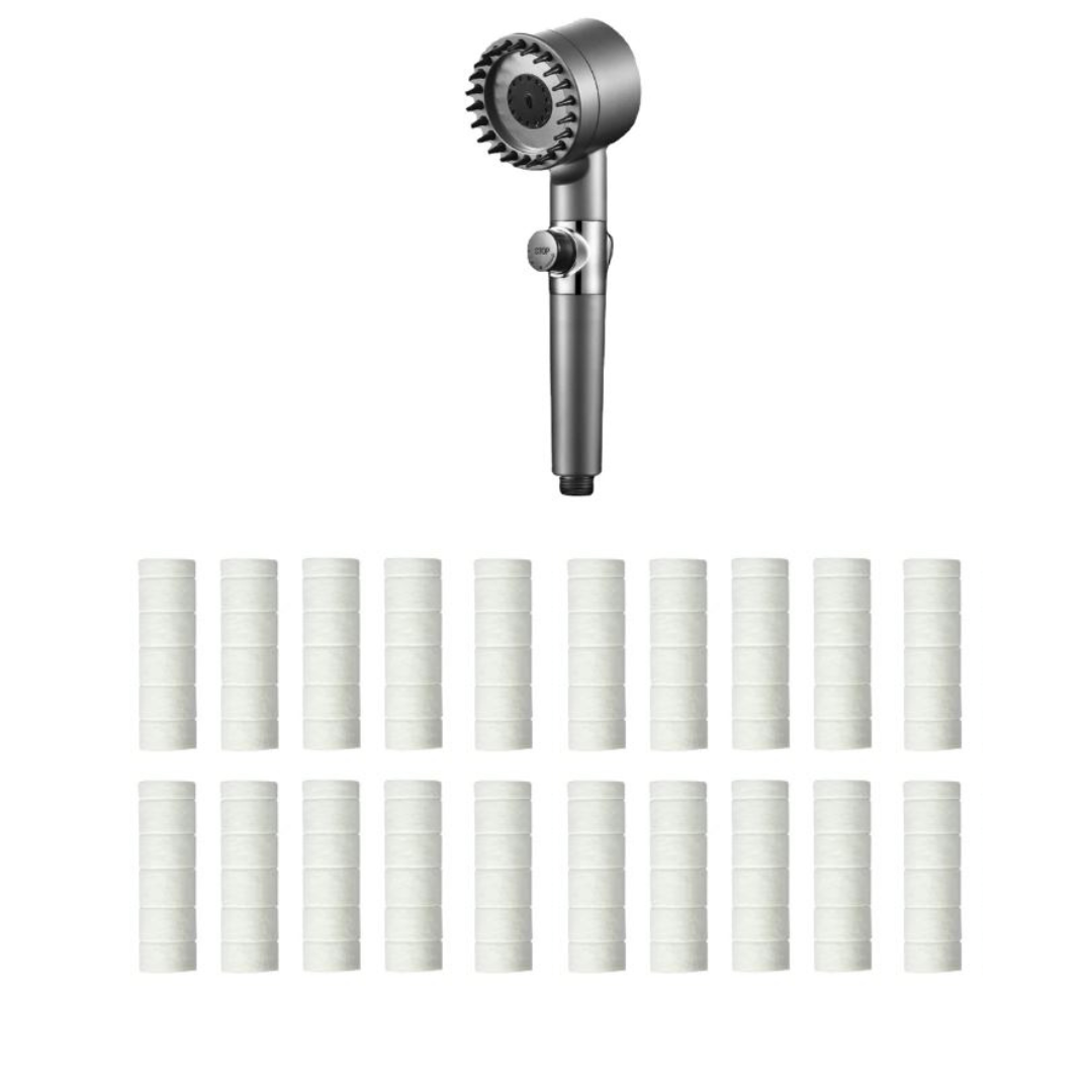 Borhe® ShowerFilter - 4 in 1 Hieronta ja Ihon Kauneus Monitoiminen Suihkupää Suodatin