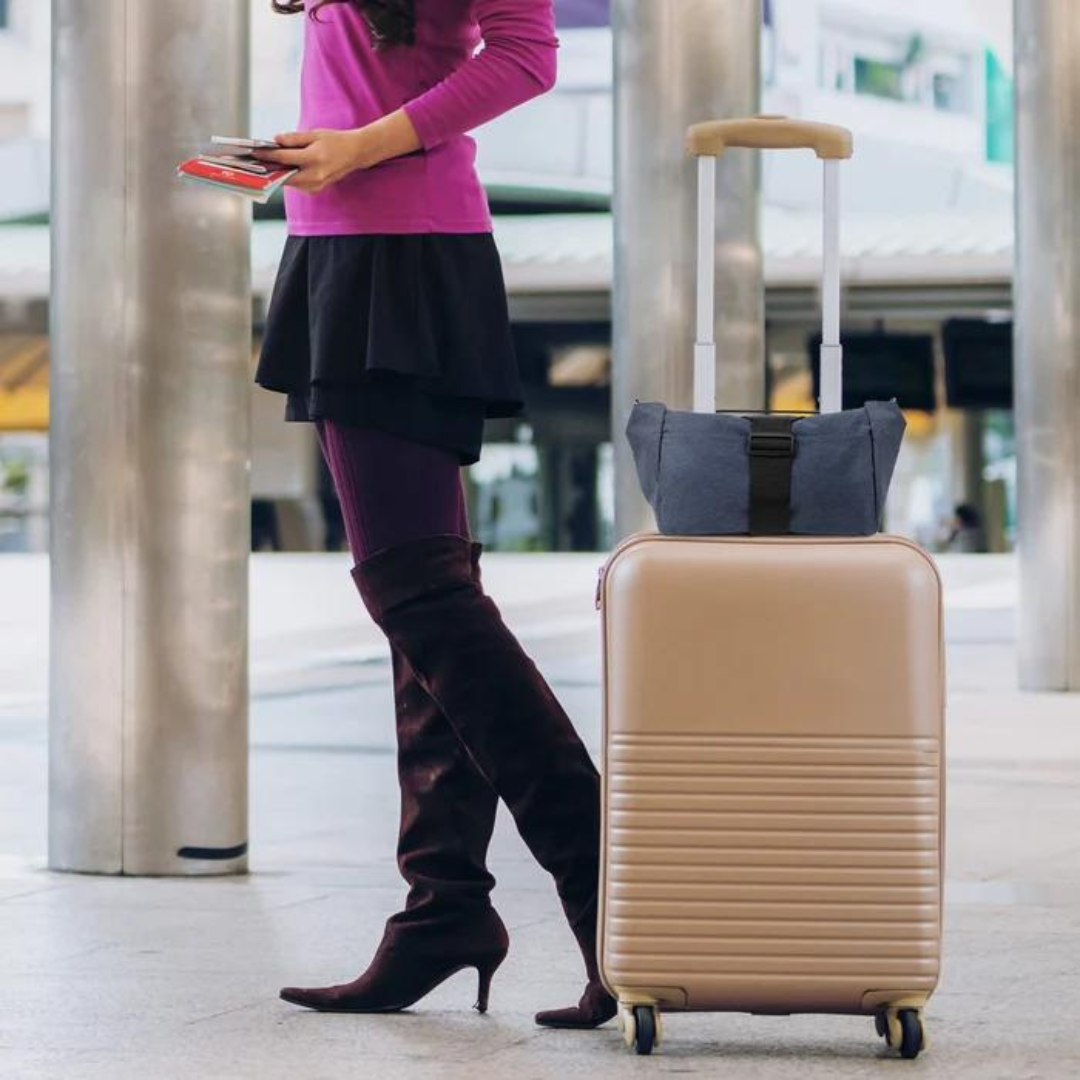 Icone™ LuggageBelt: Elastinen Kiinnitys Vyö Matkatavaroille