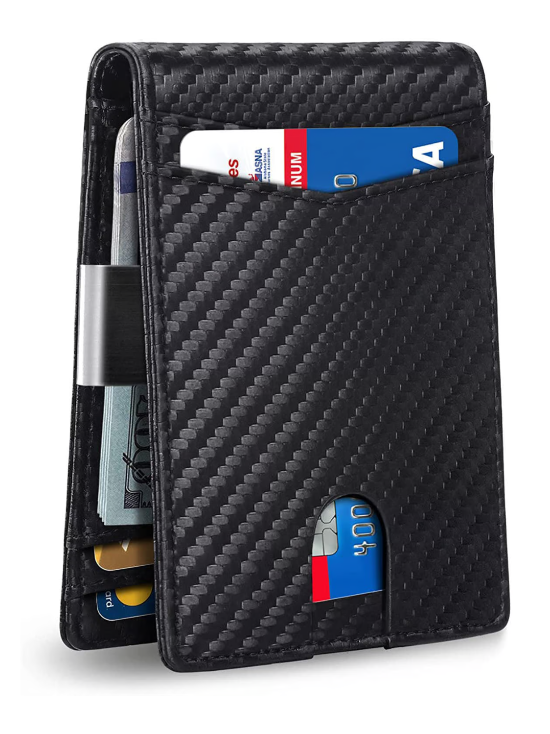 Icone™ SlimWallet - Erittäin Ohut Ja Turvallinen RFID-Nahkainen Lompakko Miehille