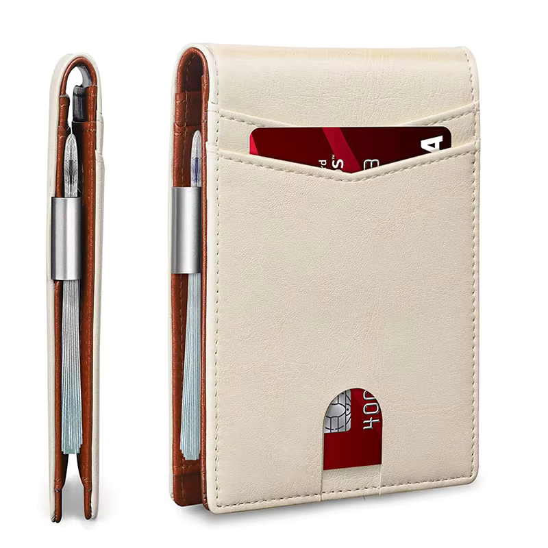 Icone™ SlimWallet - Erittäin Ohut Ja Turvallinen RFID-Nahkainen Lompakko Miehille