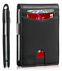 Icone™ SlimWallet - Erittäin Ohut Ja Turvallinen RFID-Nahkainen Lompakko Miehille