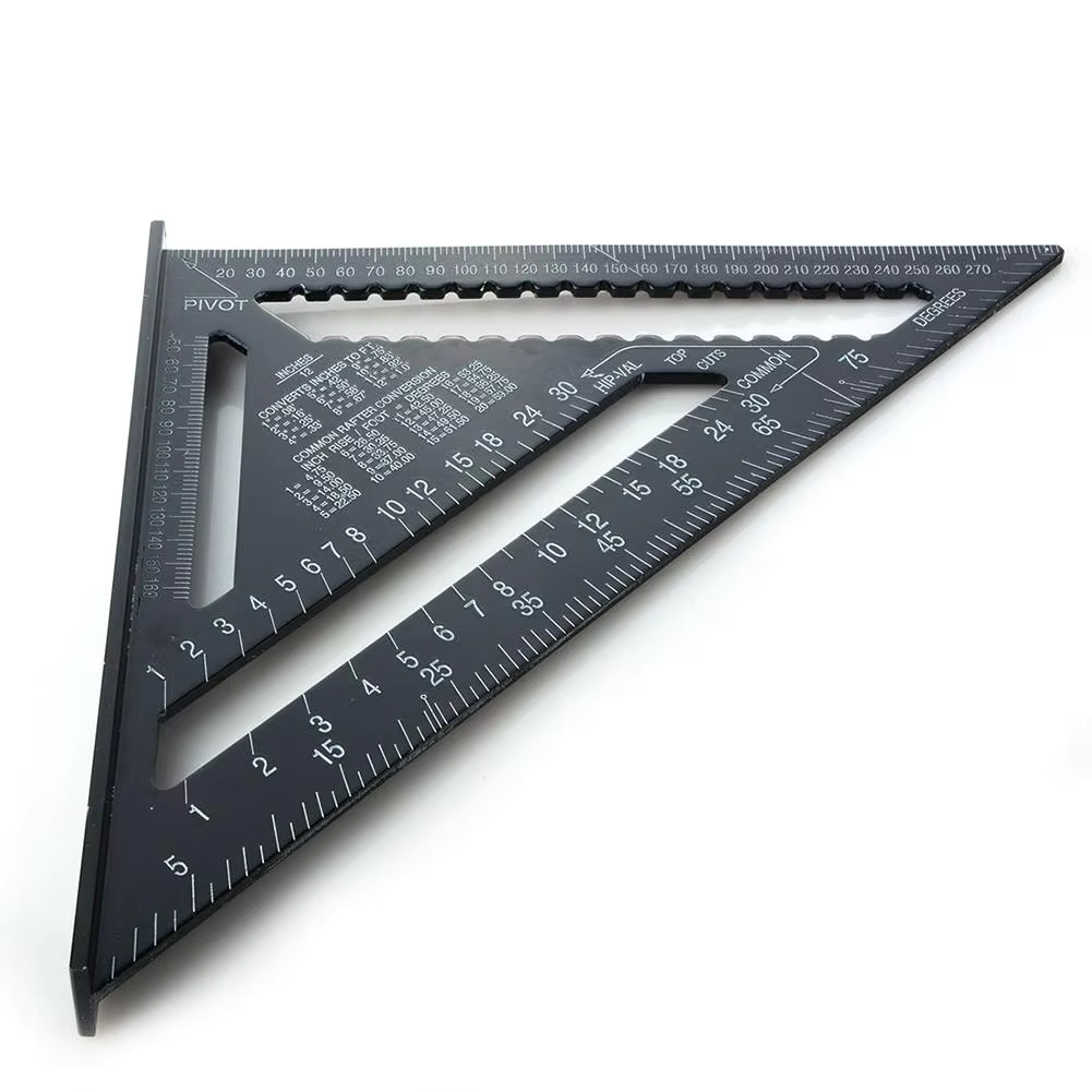 TriangleRuler - Alumiiniseos Kolmio Viivoitin Puuntyöstöön