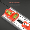 DrillRuler - 2 in 1 Poran Paikannusviivain