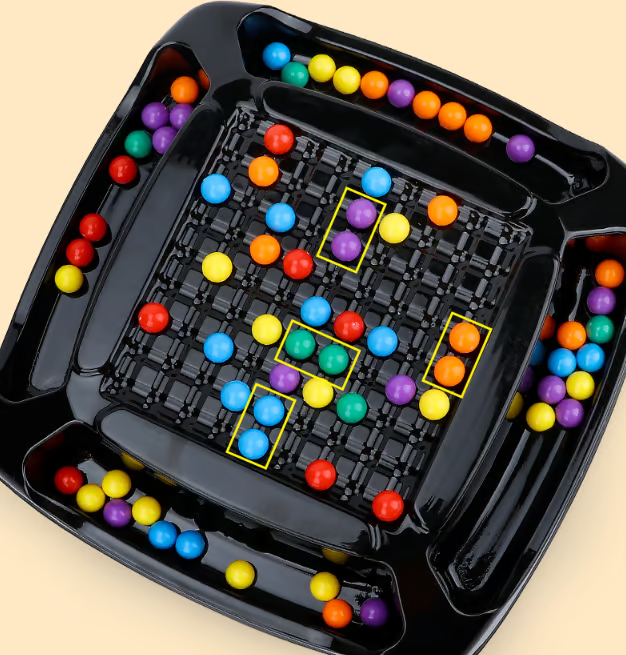 Kletshuts™ ColorGame: Älyllinen Sateenkaarihelmiä Eliminointipeli