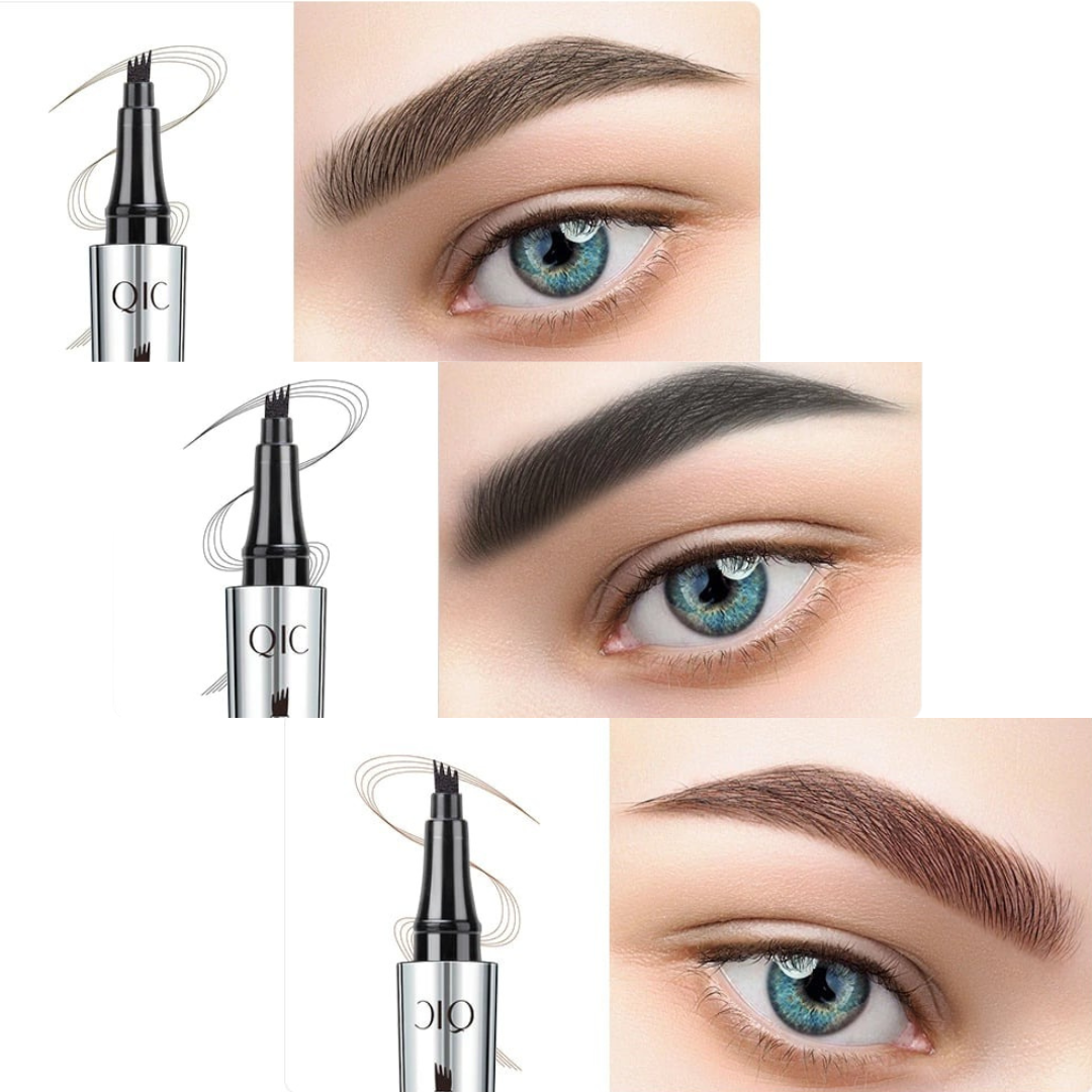 EyebrowPen 1+1 ILMAINEN: 3D Vedenkestävä Mikroblading Kulmakarvakyni