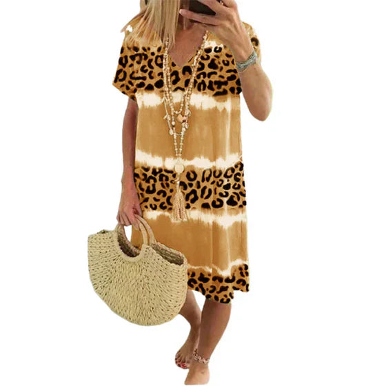 Icone™ LeopardDress: Leopardenmuster-Kleid für Damen