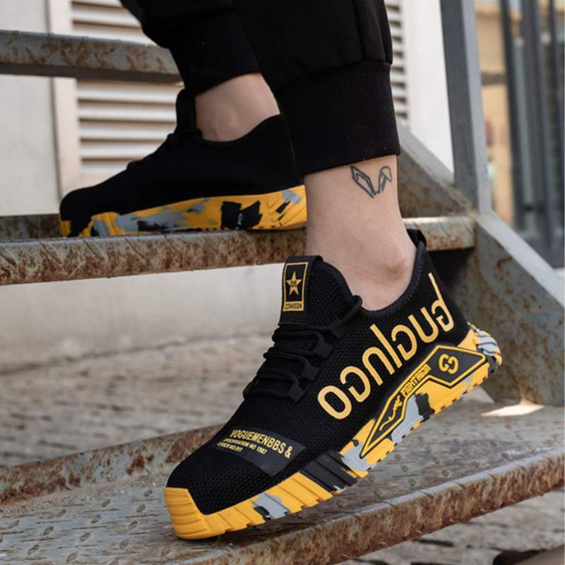 Happy™ AeroShoes: Kevyet Hengittävät Turvajalkineet