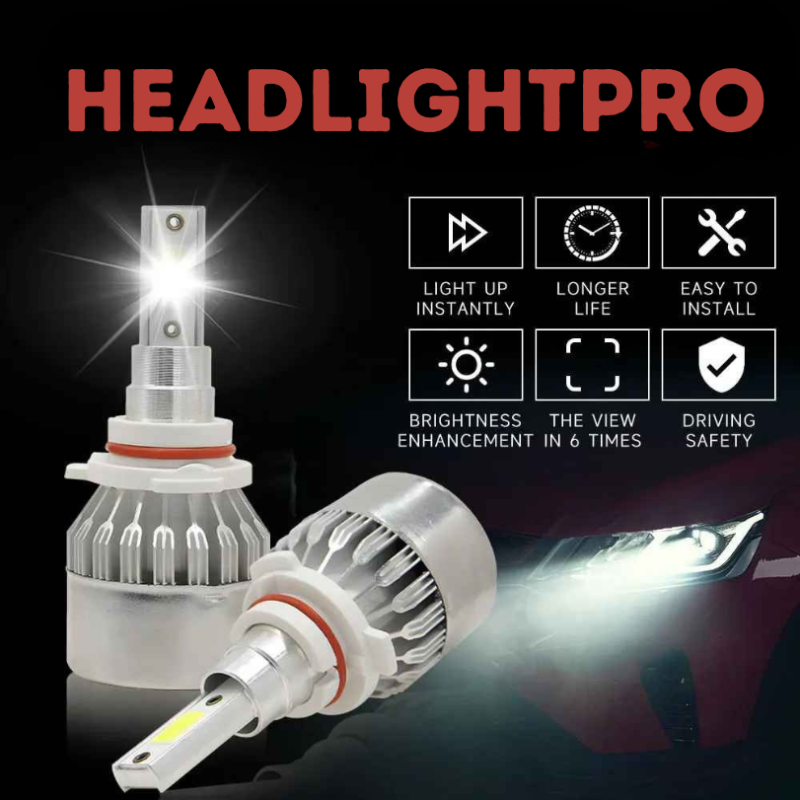 Ledsen™ HeadlightPro 1+1 ILMAINEN: Korkean Suorituskyvyn LED-Auton Ajovalot