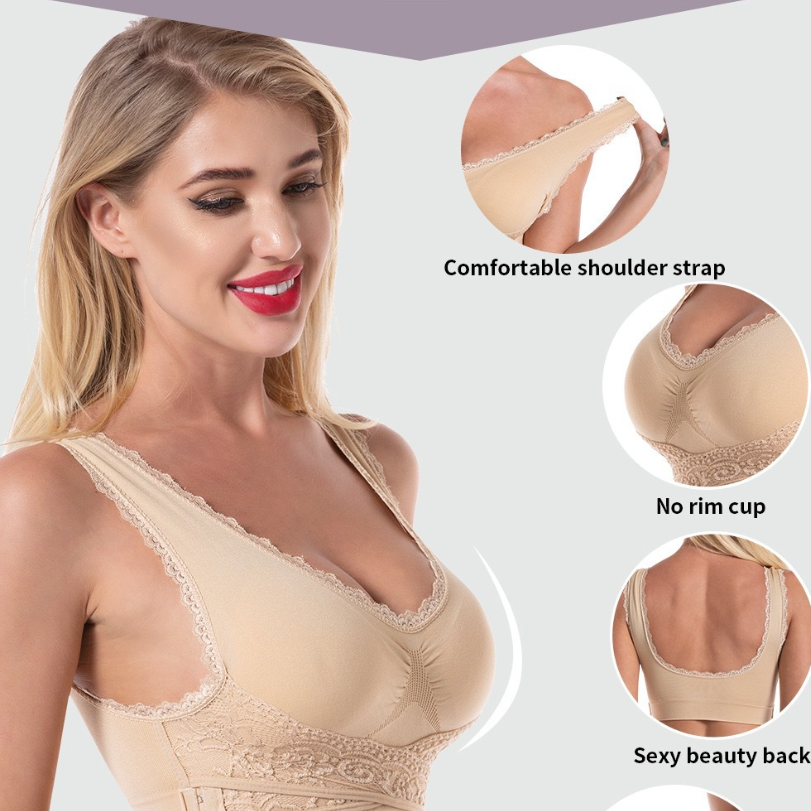 Icone™ LaceBra: Lanka Ilmainen Otsa Ylittää Pitsi Hissi Rintaliivit