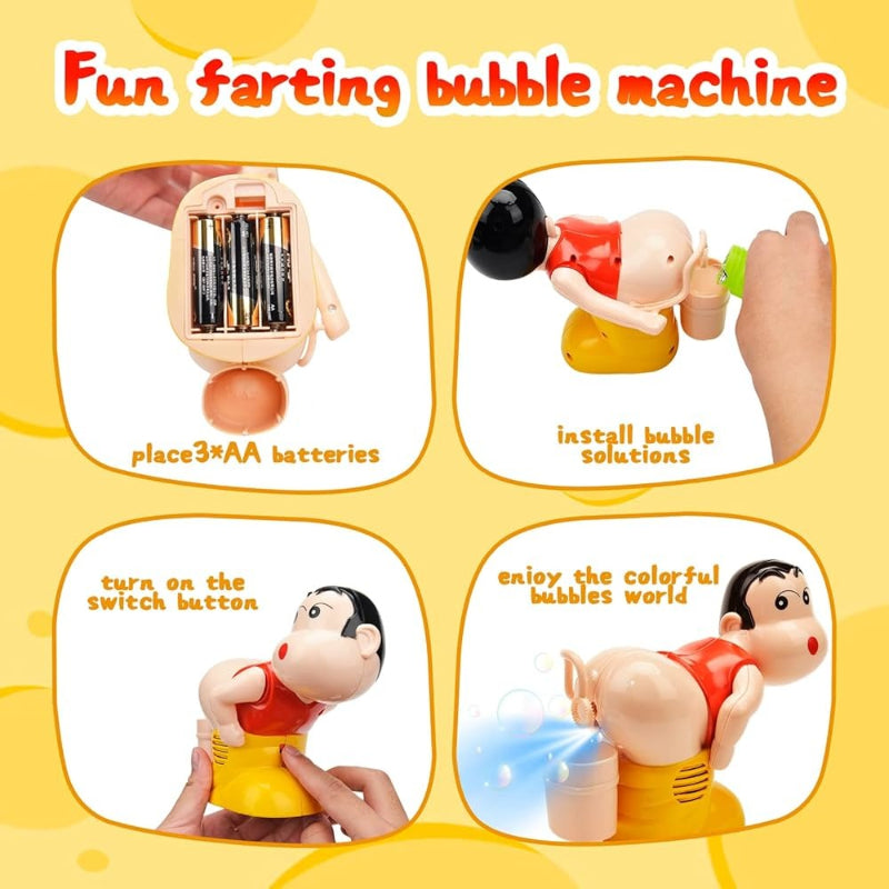 Kletshuts™ BubbleFun: Hausk Sähköinen Kupla Puhalluslaite Poika Koneen Lelu