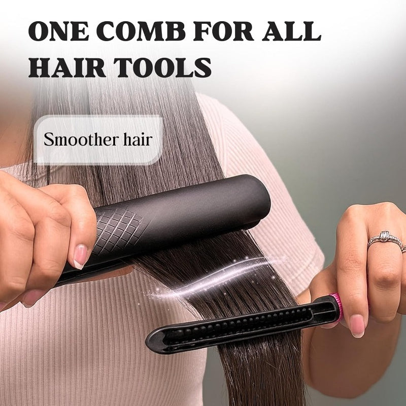 Rose® V-ShapedComb 1+1 ILMAISEKSI: Lämmönkestävä V-Muotoinen Hiuskampa
