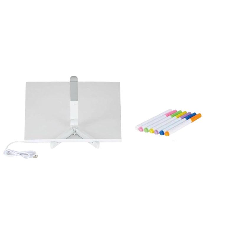 Kletshuts™ NoteBoard: LED-Lamppu Akryylinen Muistilappu Ja Piirustuslauta