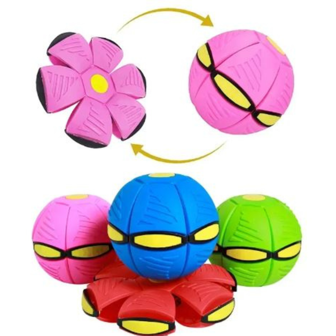 DogFri™ DiscBall 1+1 ILMAINEN - Doggy Levy Pallo Lemmikki Lelu
