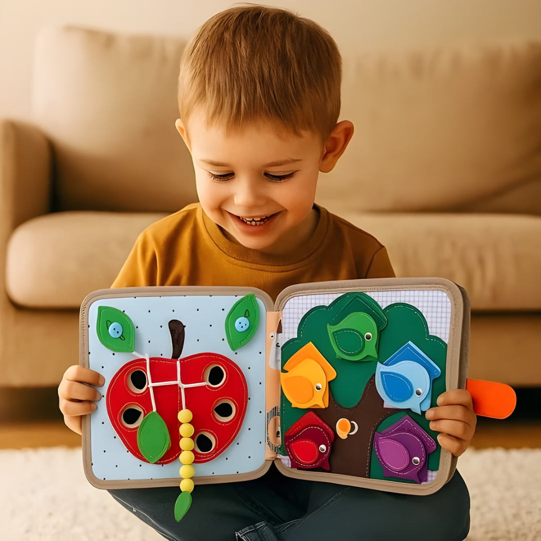 Kletshuts™ SensoryBook: Hämmästyttävä Sensorinen Lasten Tarina Kirja