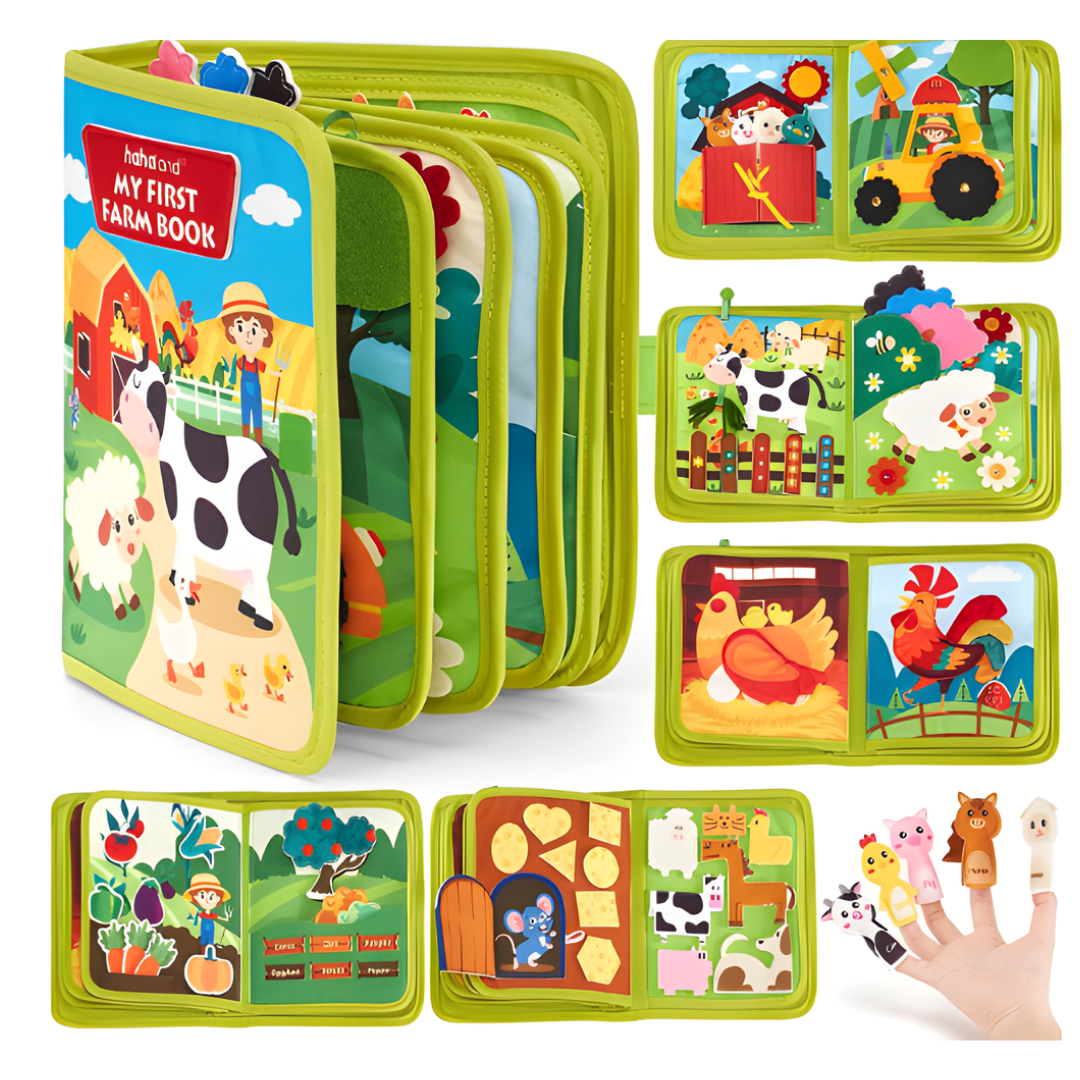 Kletshuts™ SensoryBook: Hämmästyttävä Sensorinen Lasten Tarina Kirja