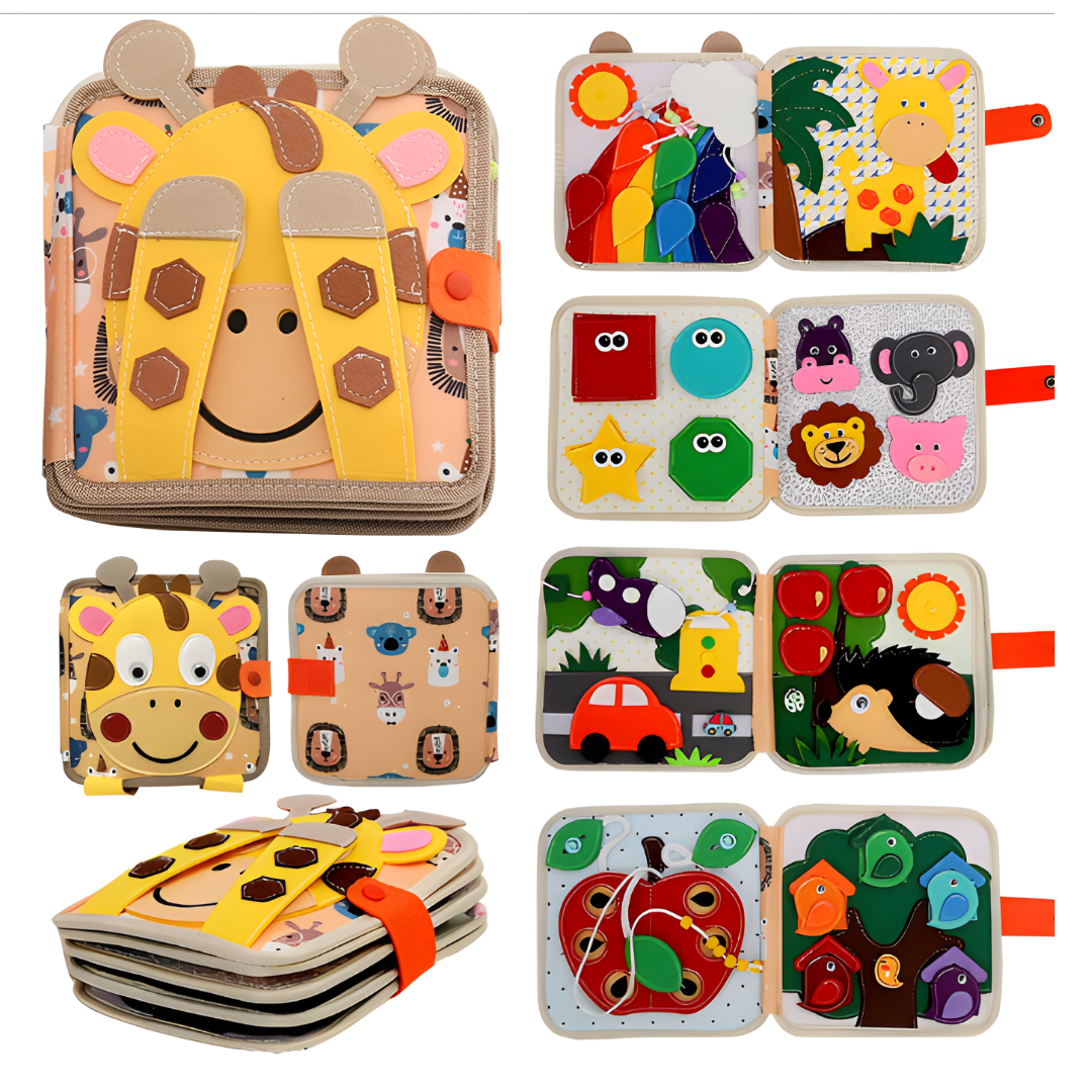 Kletshuts™ SensoryBook: Hämmästyttävä Sensorinen Lasten Tarina Kirja