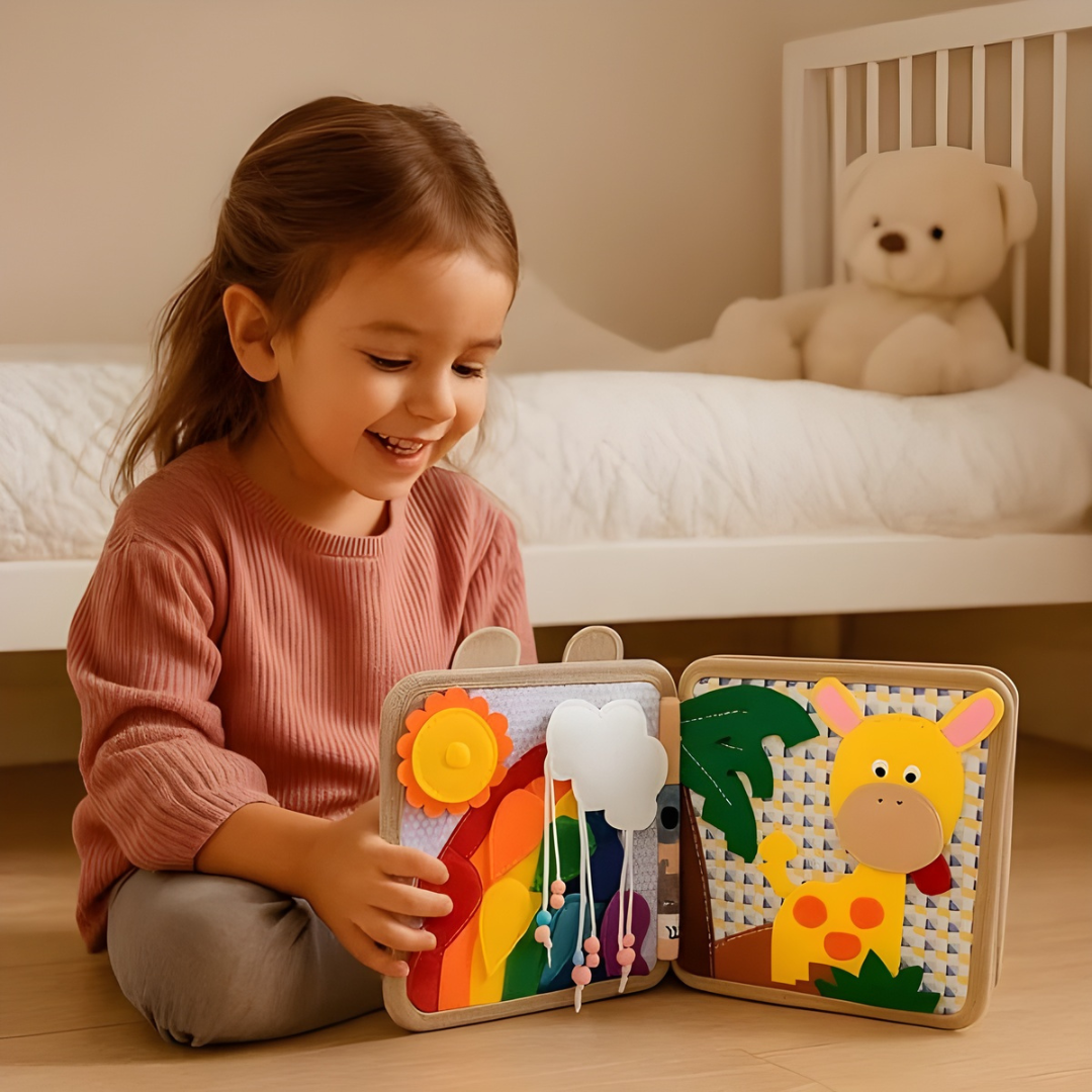 Kletshuts™ SensoryBook: Hämmästyttävä Sensorinen Lasten Tarina Kirja