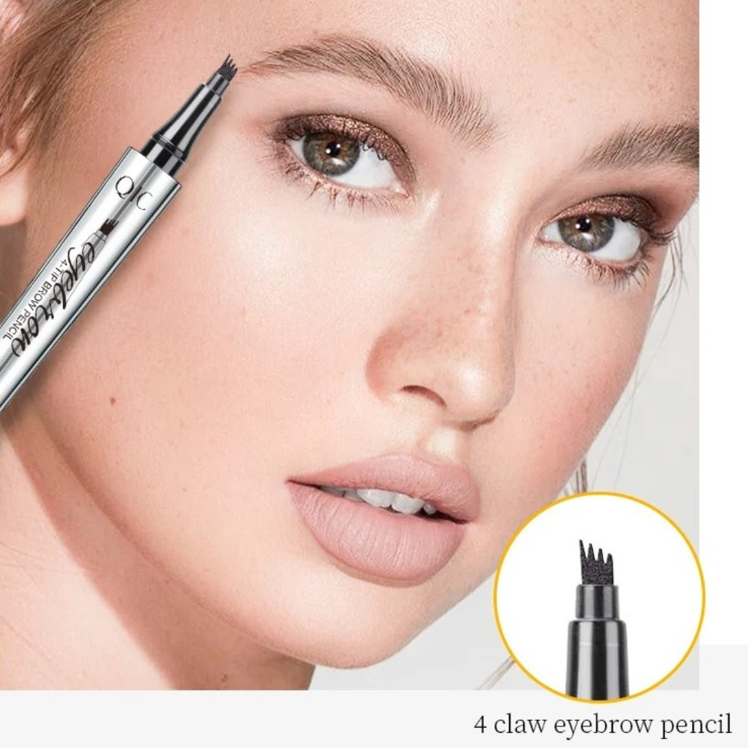 EyebrowPen 1+1 ILMAINEN: 3D Vedenkestävä Mikroblading Kulmakarvakyni