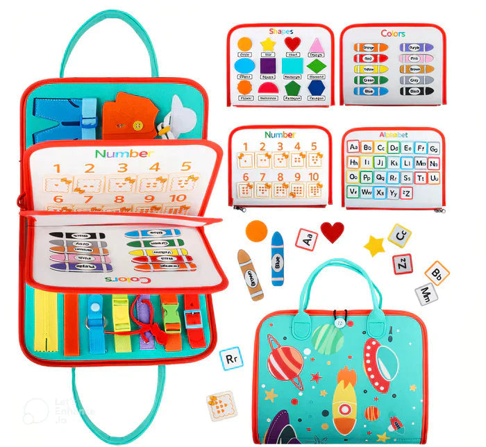 Kletshuts™ BusyBoard: Aistillinen Pienmotoriset Taidot Montessori Koulutuksellinen Toimintataulu