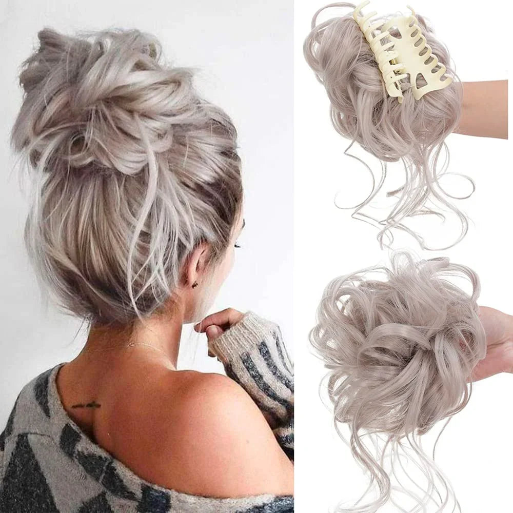 Rose® CurlyBun: Instant Kihara Bun Hiukset Clamp