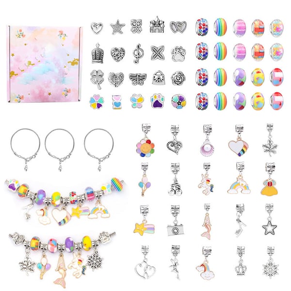 Jewelance™ BraceletKit - Tee-Se-Itse- Korujen Riipus - Tekosarja