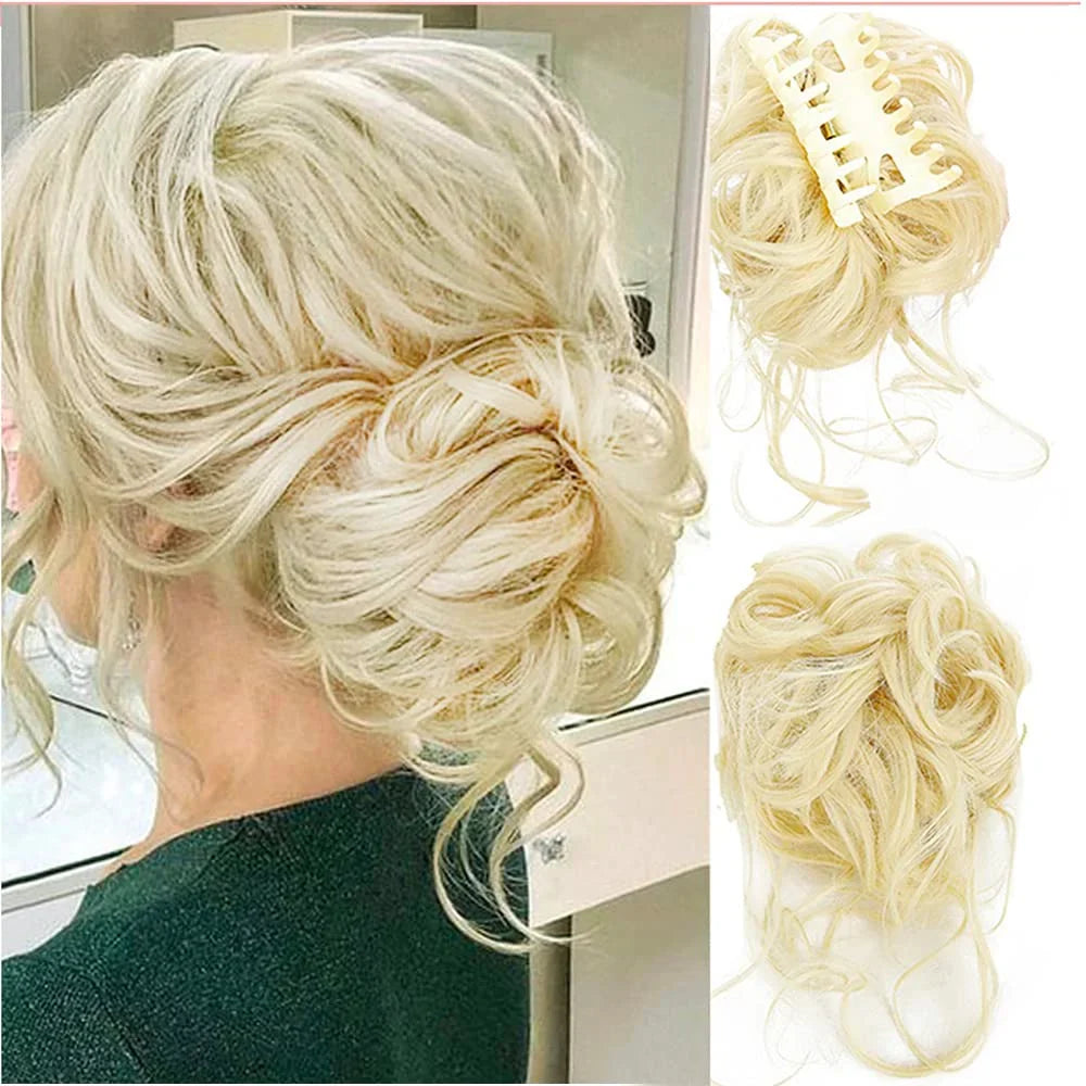 Rose® CurlyBun: Instant Kihara Bun Hiukset Clamp