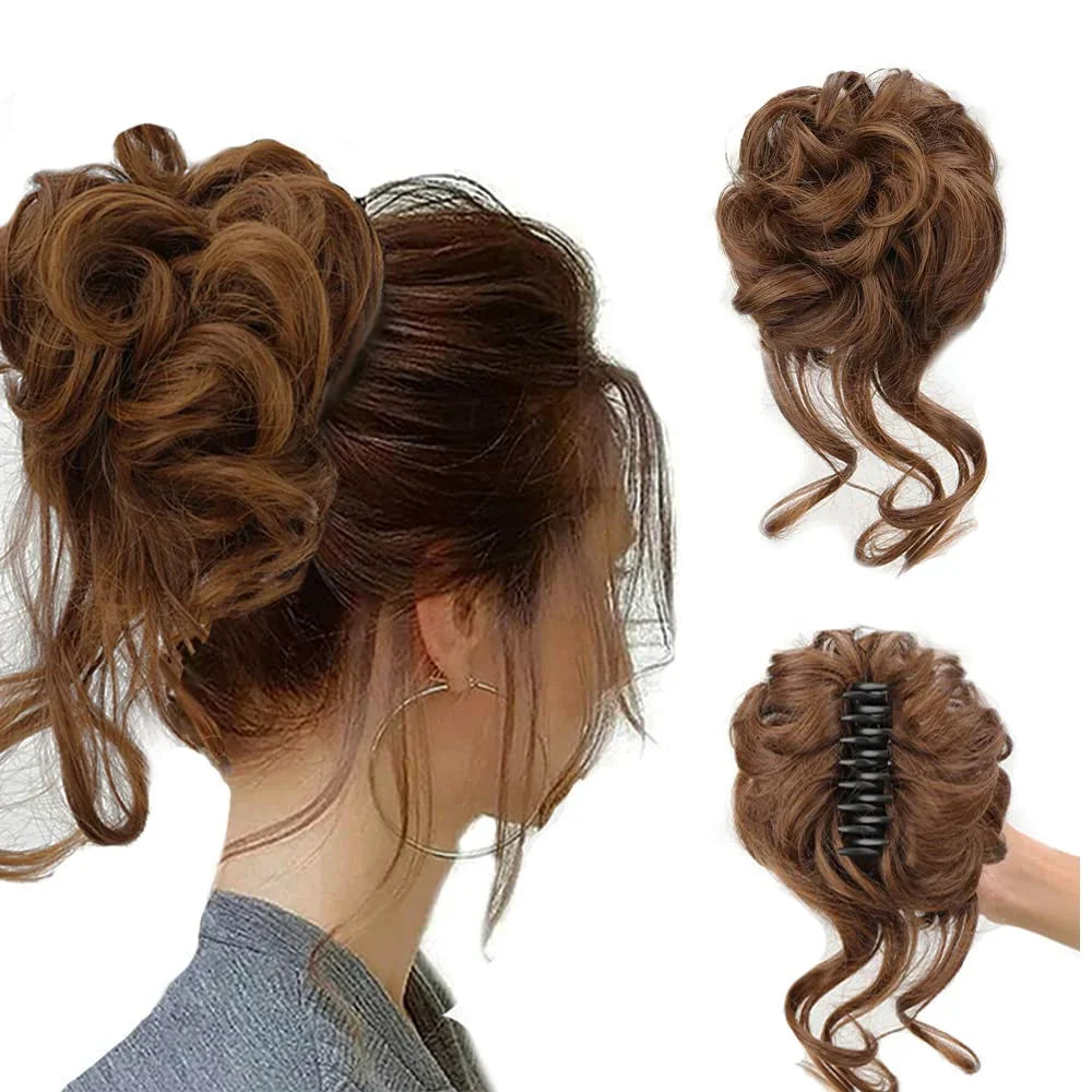 Rose® CurlyBun: Instant Kihara Bun Hiukset Clamp