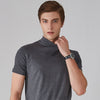 Icone™ FitShirt 1+1 ILMAISEKSI: Miesten Hoikka Sopiva Korkea Niska Rento Paita