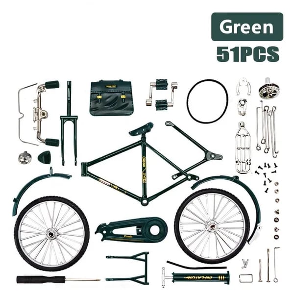 Kletshuts™ Bicycle - Tee-Se-Itse Polkupyörän Mallivaakalelu
