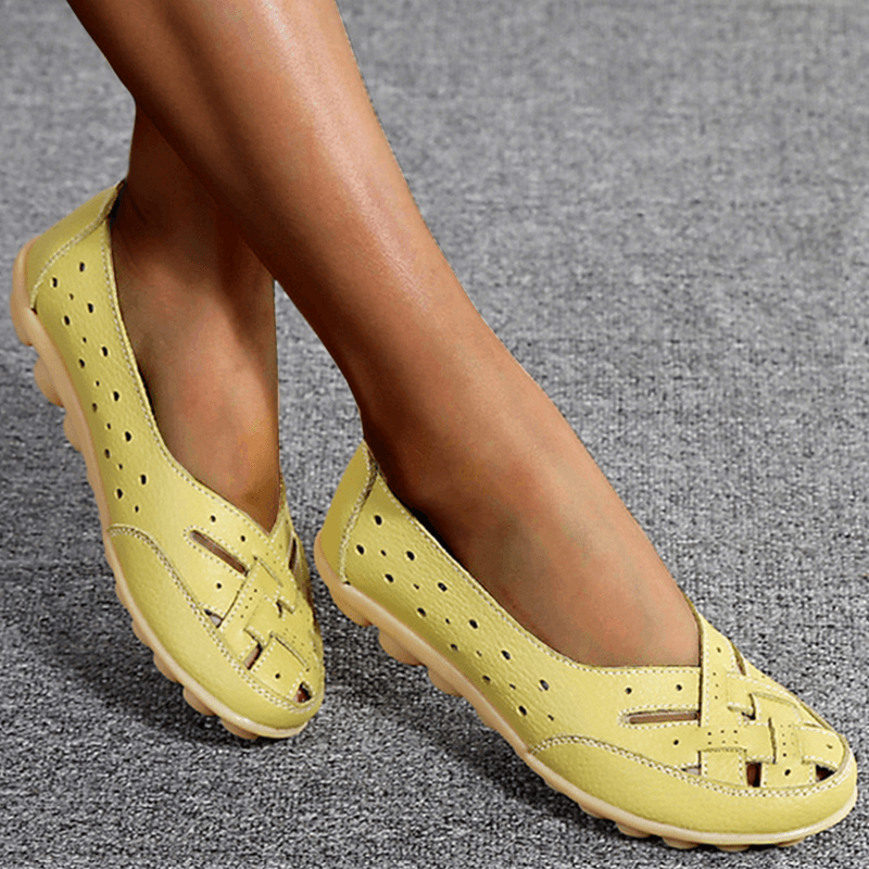 Happy™ SoftShoes: Joustavat Pehmeät Pehmustetut Tasaiset Kengät Naisille