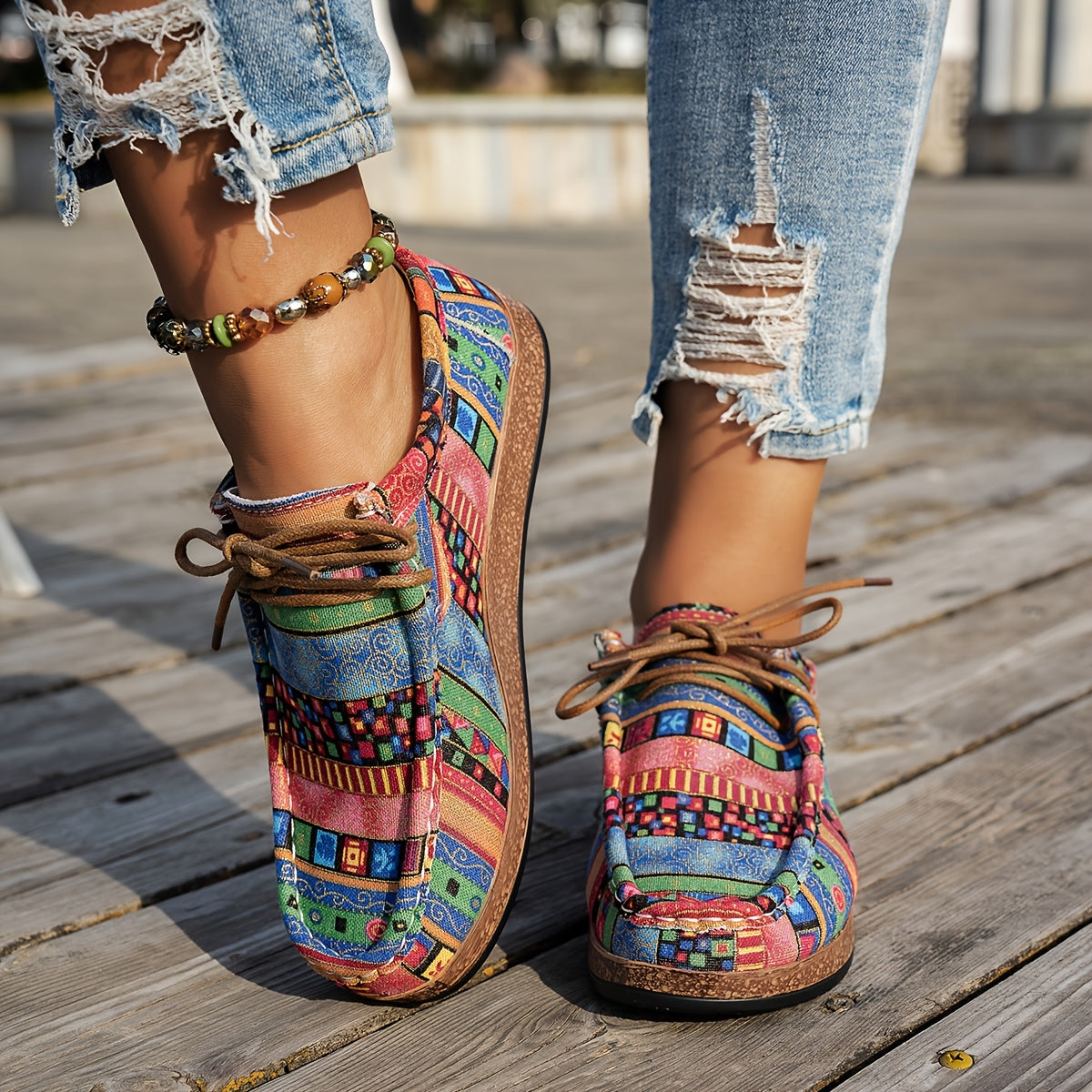 Happy™ ColorfulShoes: Tyylikkäät Modernit Mallit Naisten Kengät