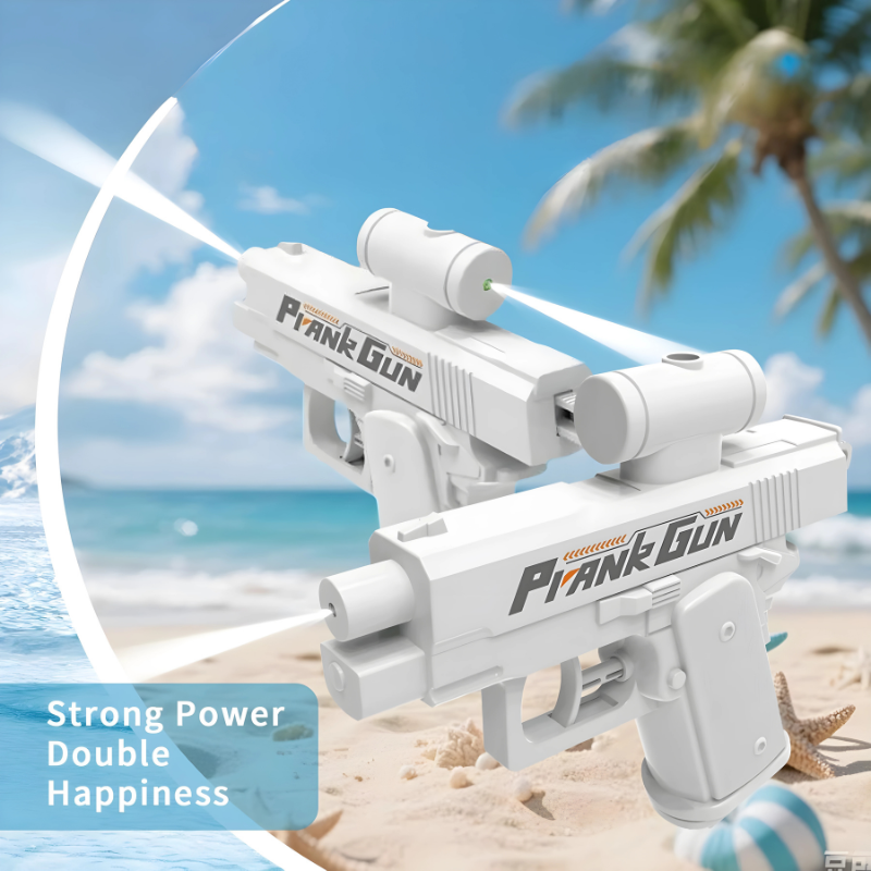 Kletshuts™ DualGun 1+1 ILMAINEN: Kaksisuutin kepponen Vesispistooli