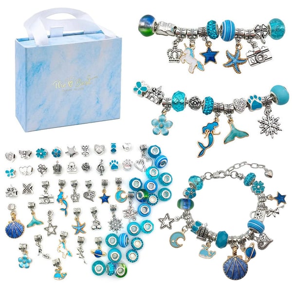 Jewelance™ BraceletKit - Tee-Se-Itse- Korujen Riipus - Tekosarja