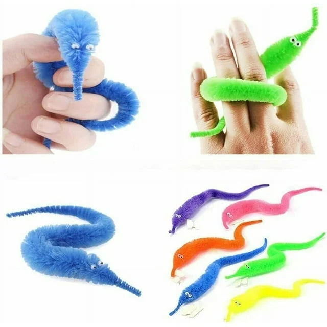 Kletshuts™ TwistyWorm - Sateenkaari Taika Kiemurteleva Mato